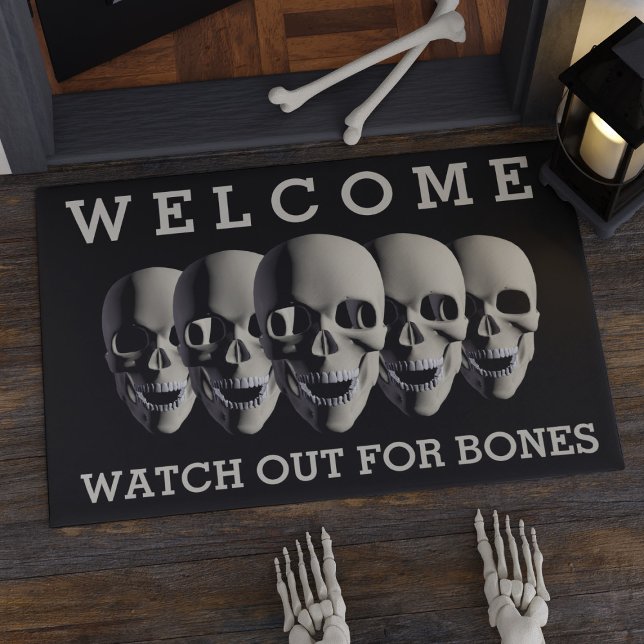 Felpudo Doormat de bienvenida de Halloween | Cuidado con l (Subido por el creador)