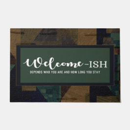 Felpudo Doormat de bienvenida divertida