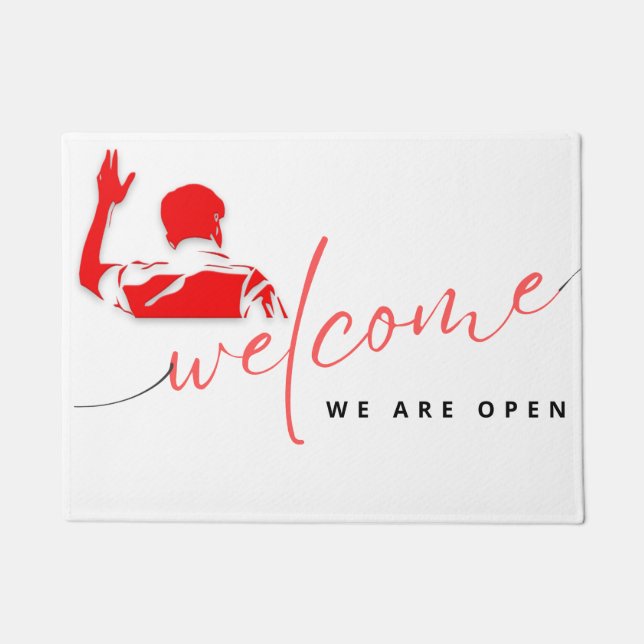 Felpudo Doormat de bienvenida es un clásico (Anverso)