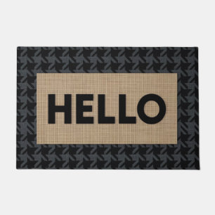 Felpudo Doormat de bienvenida moderna