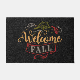 Felpudo Doormat de bienvenida otoño
