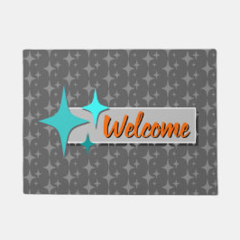 Felpudo Doormat de bienvenida retro