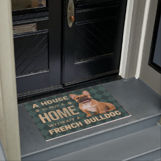 Felpudo Doormat de Bulldog francés, decoración de regalo d