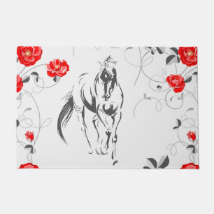 Felpudo Doormat de caballo barroco
