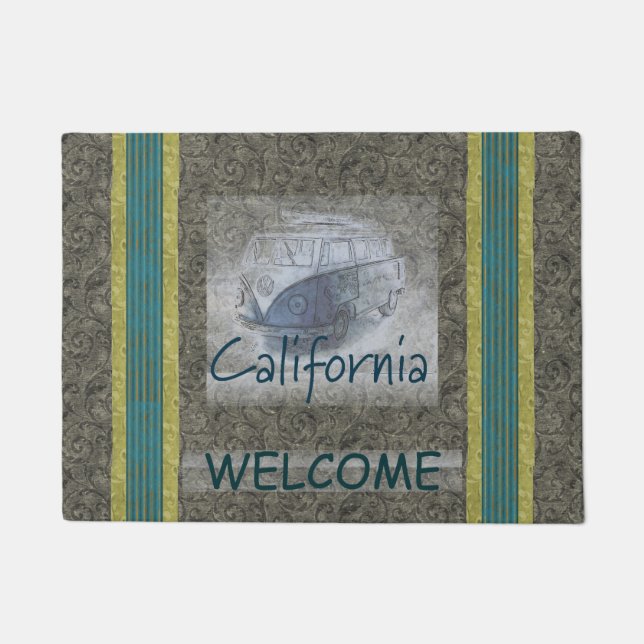 Felpudo Doormat de California (Anverso)