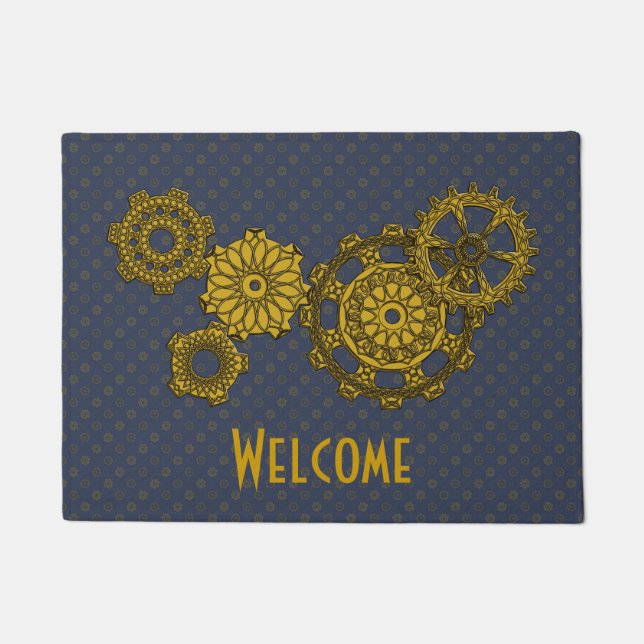 Felpudo Doormat de contracción tejida (Anverso)