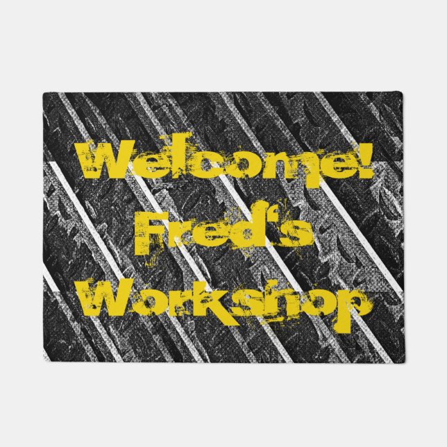 Felpudo Doormat DE ENCARGO industrial de la cueva del (Anverso)