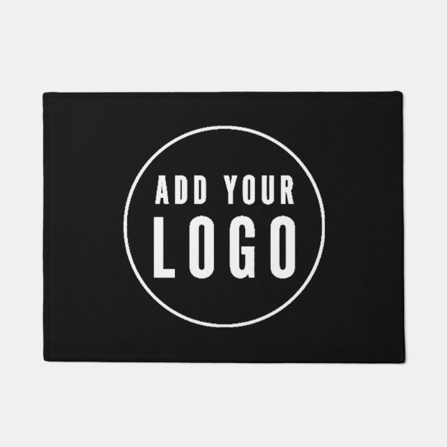 Felpudo Doormat de entrada de logotipo comercial (Anverso)