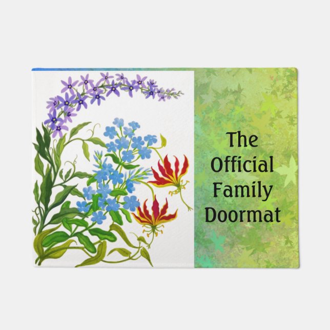 Felpudo Doormat de Floral Official Family (Anverso)