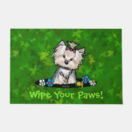Felpudo Doormat de Garden Helper Yorkie Terrier