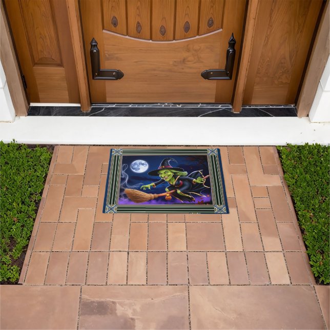 Felpudo Doormat de Halloween/Brujas (Exterior)