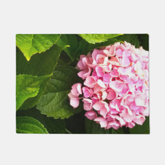 Felpudo Doormat de hidrangea rosa