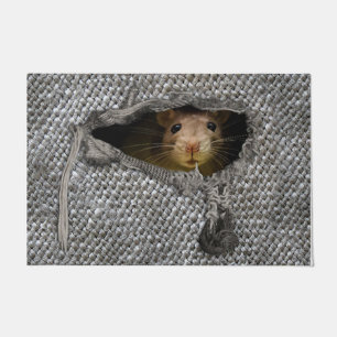 Felpudo Doormat de imágenes de ratón pequeño, animales com