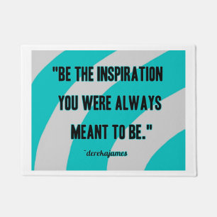 Felpudo Doormat de inspiración (45,72 cm x 60,96 cm)