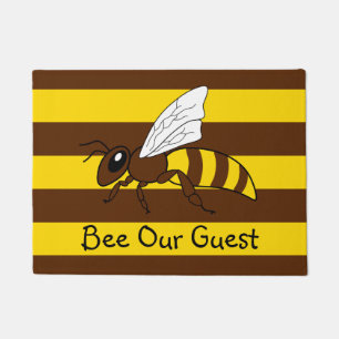 Felpudo Doormat de la abeja