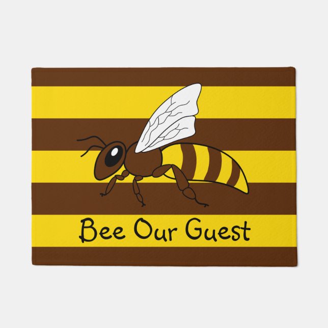 Felpudo Doormat de la abeja (Anverso)