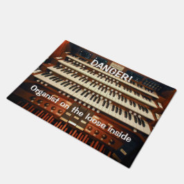 Felpudo Doormat de la consola del órgano de la diversión