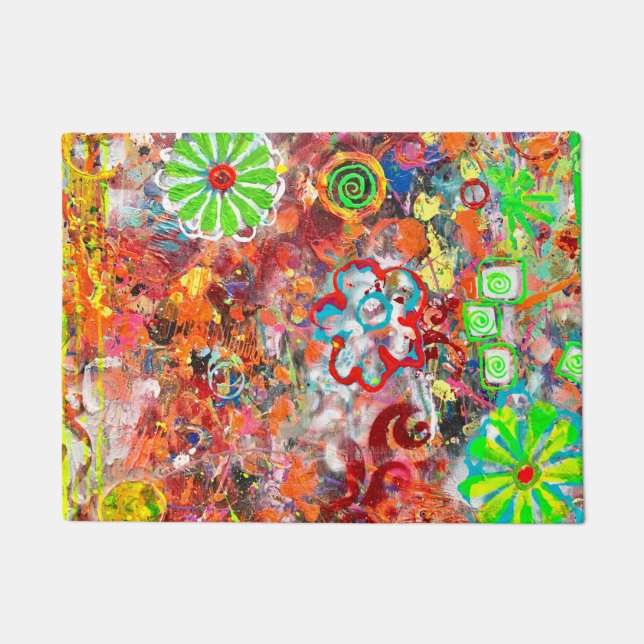 Felpudo Doormat de la fiebre de primavera (Anverso)