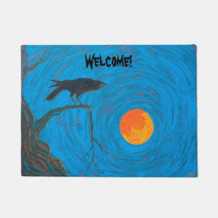 Felpudo Doormat de la luna llena