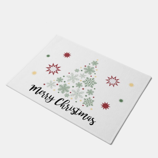 Felpudo Doormat de las Felices Navidad (Angular)