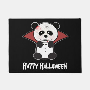 Felpudo Doormat de Leon the Vampire Panda Bear