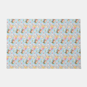 Felpudo Doormat de los Critters de Pascua