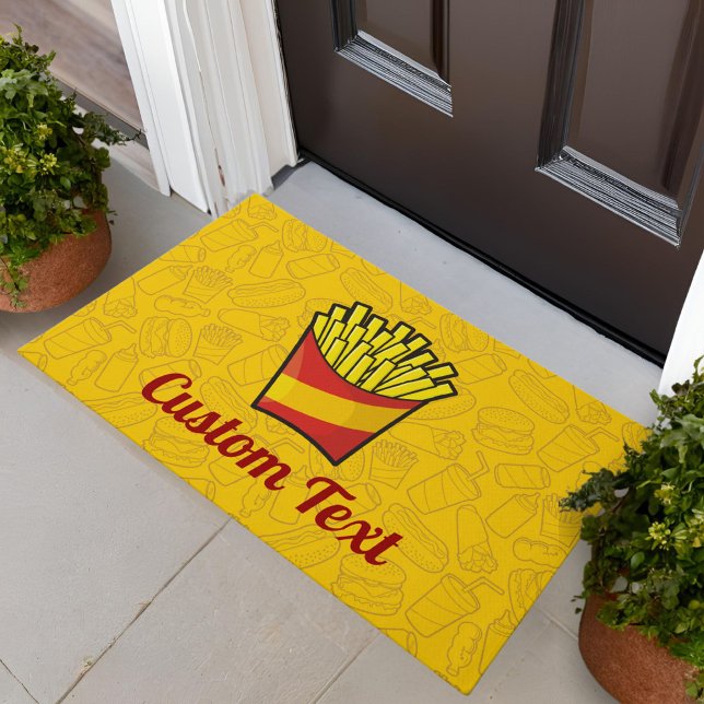 Felpudo Doormat de los Fries franceses (Subido por el creador)