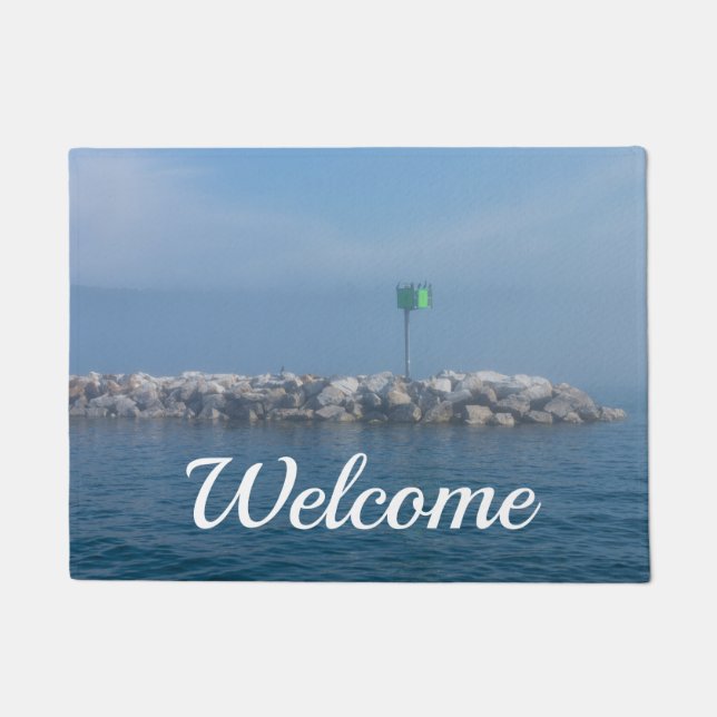Felpudo Doormat de Mackinac Breakwater (Anverso)