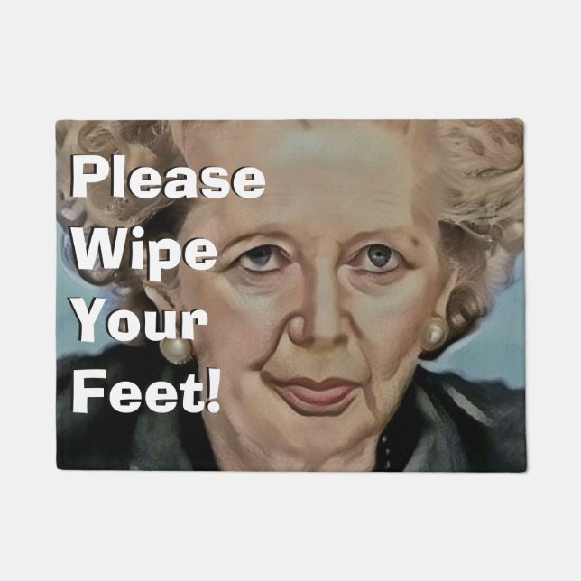 Felpudo Doormat de Margret Thatcher (Anverso)