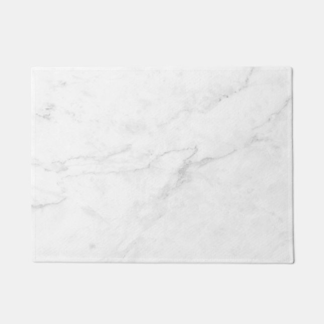 Felpudo Doormat de mármol blanco (Anverso)