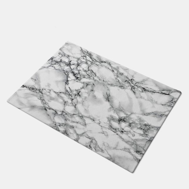 Felpudo Doormat de mármol blanco (Angular)