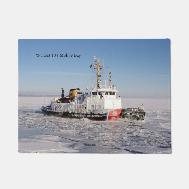Felpudo Doormat de Mobile Bay (Anverso)