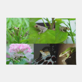 Felpudo Doormat de muchas ranas arbóreas del bebé