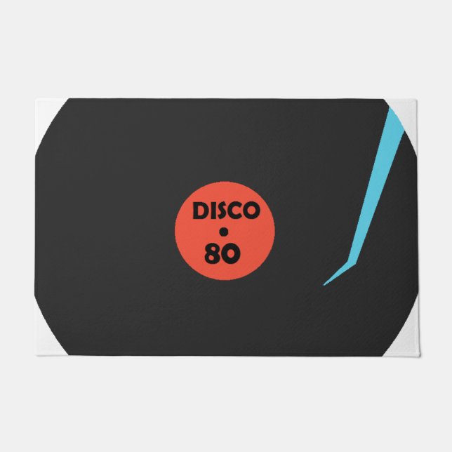 Felpudo Doormat de música disco (Anverso)