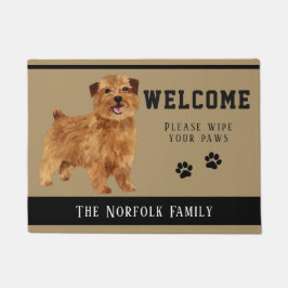 Felpudo Doormat de Norfolk Terrier