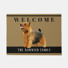 Felpudo Doormat de Norwich Terrier