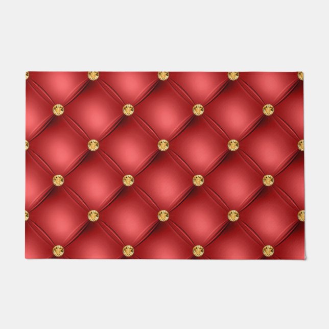 Felpudo Doormat de oro rojo (Anverso)