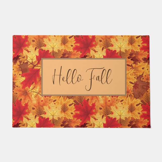 Felpudo Doormat de otoño (Anverso)