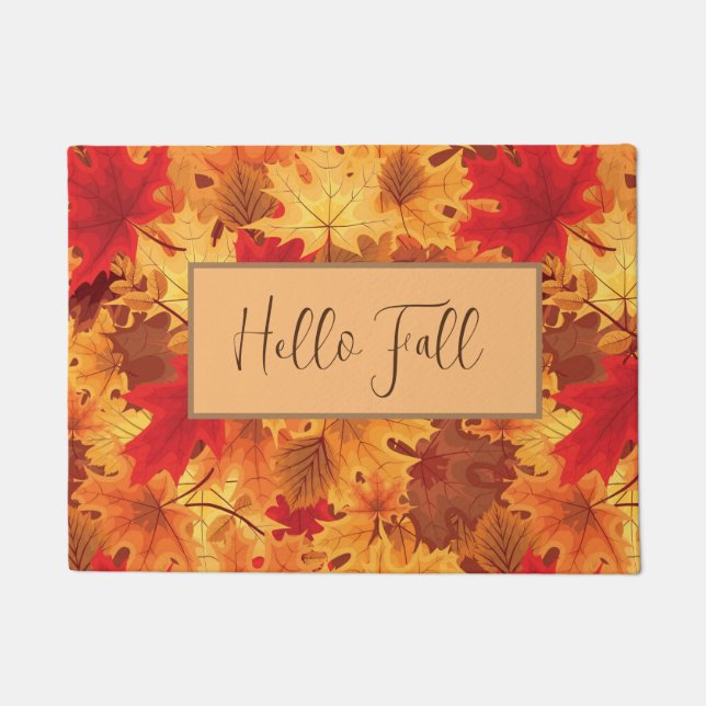 Felpudo Doormat de otoño (Anverso)