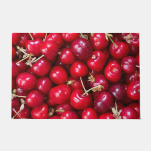 Felpudo Doormat de patrón de cerezo dulce