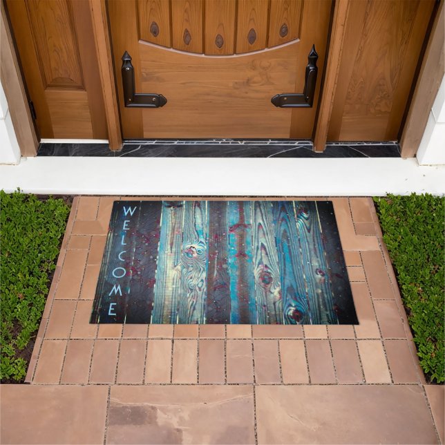 Felpudo Doormat de pizarras de tono azul (Exterior)