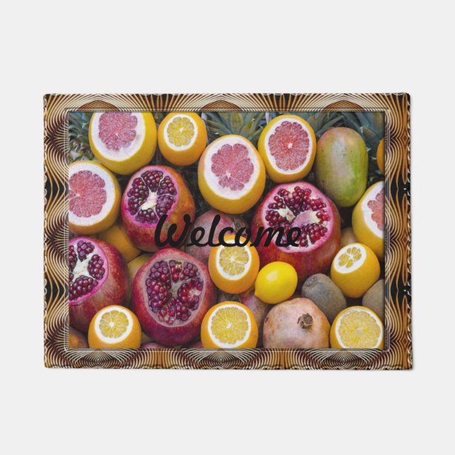Felpudo Doormat de refresco de frutas (Anverso)