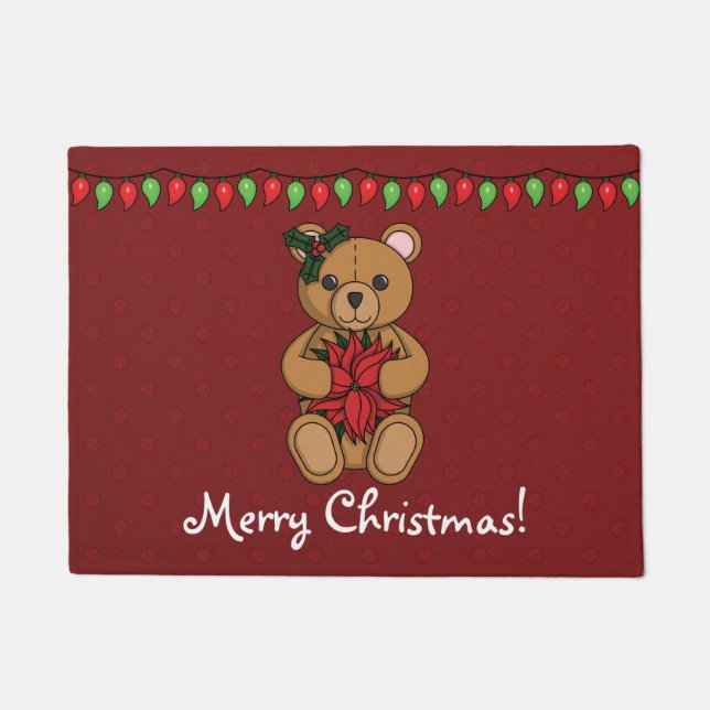 Felpudo Doormat de regalo de Teddy (Anverso)