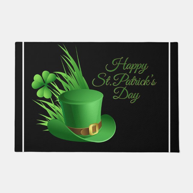 Felpudo Doormat de San Patricio (Anverso)