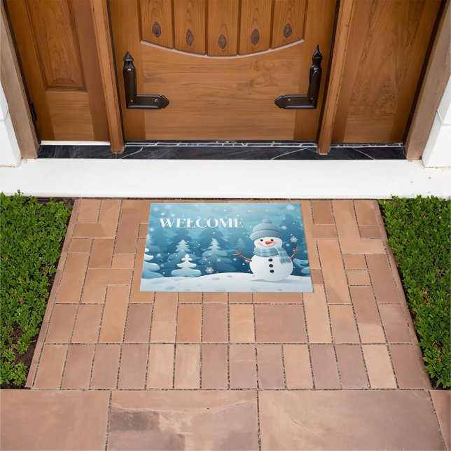 Felpudo Doormat de Snowman (Exterior)