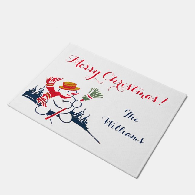 Felpudo Doormat de Snowman (Angular)