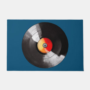Felpudo Doormat de Vinyl Record