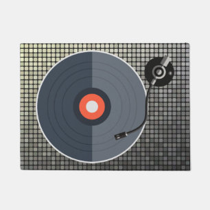 Felpudo Doormat de Vinyl Record