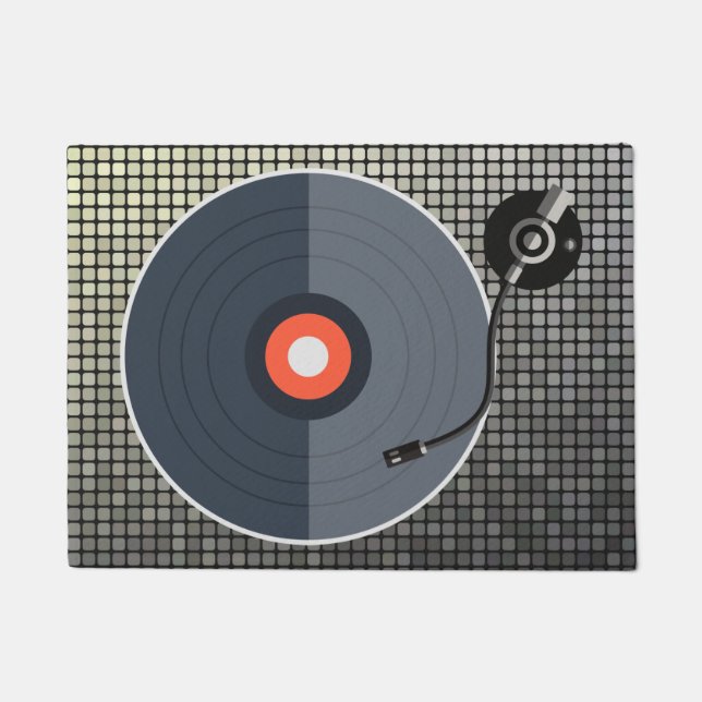 Felpudo Doormat de Vinyl Record (Anverso)