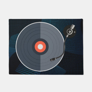 Felpudo Doormat de Vinyl Record